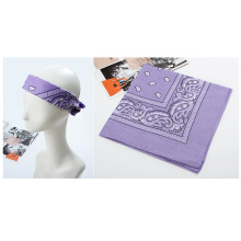 Mädchen Weiche Baumwoll Paisley Big Head Wrap Biker Stirnband